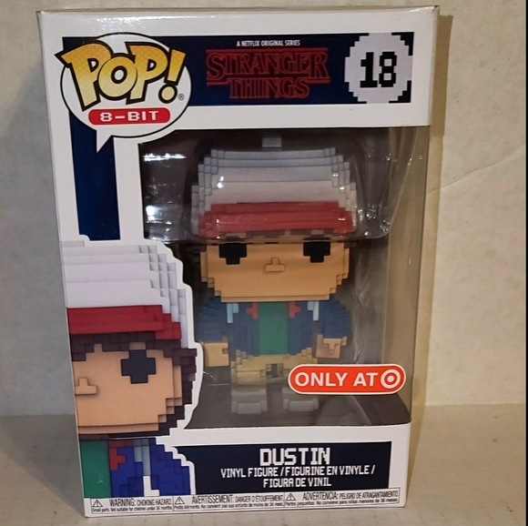Funko Other - 8-Bit Stranger Things Dustin (Target) Funko Pop